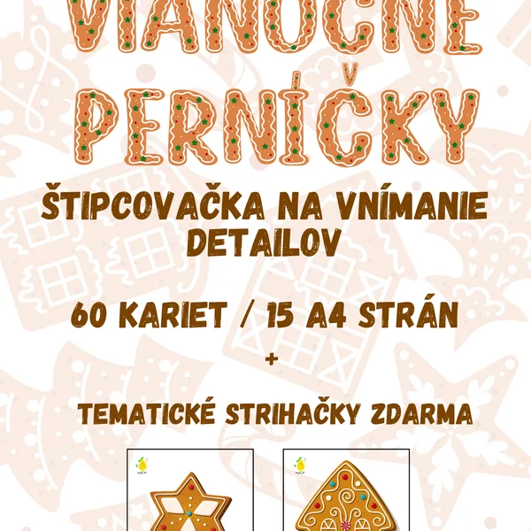 Vianočné perníčky - štipcovačka