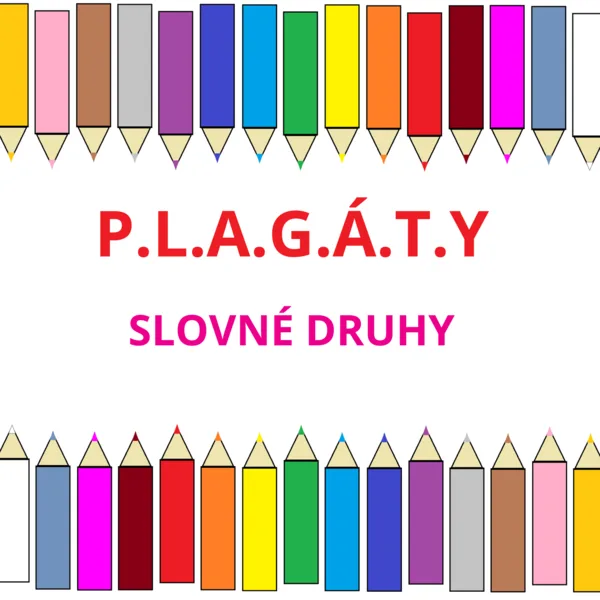 Plagát - Slovné druhy