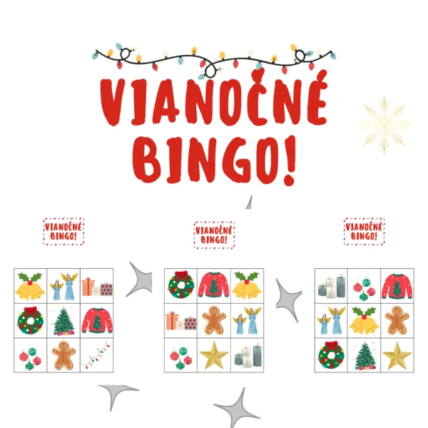 Vianoce - BINGO! - tradície, výzdoba, symboly