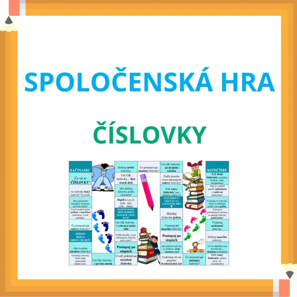 SPOLOČENSKÁ HRA - Číslovky