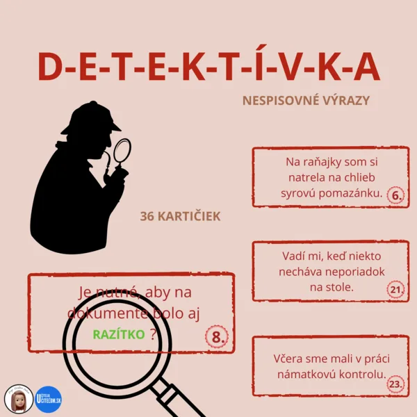 DETEKTÍVKA - nespisovné výrazy 