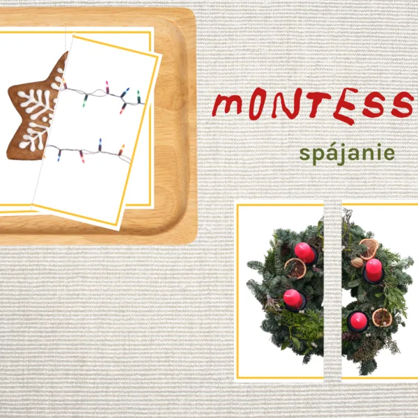 Montessori Vianoce - spájanie