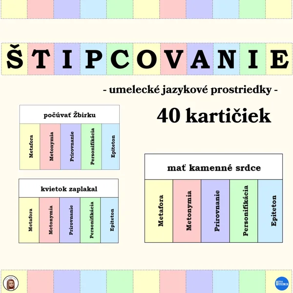 ŠTIPCOVANIE - umelecké jazykové prostriedky 