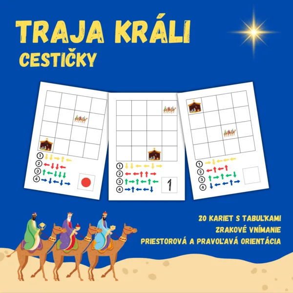 TRAJA KRÁLI - cestičky