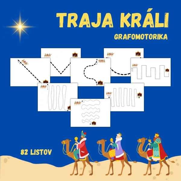 TRAJA KRÁLI - grafomotorika