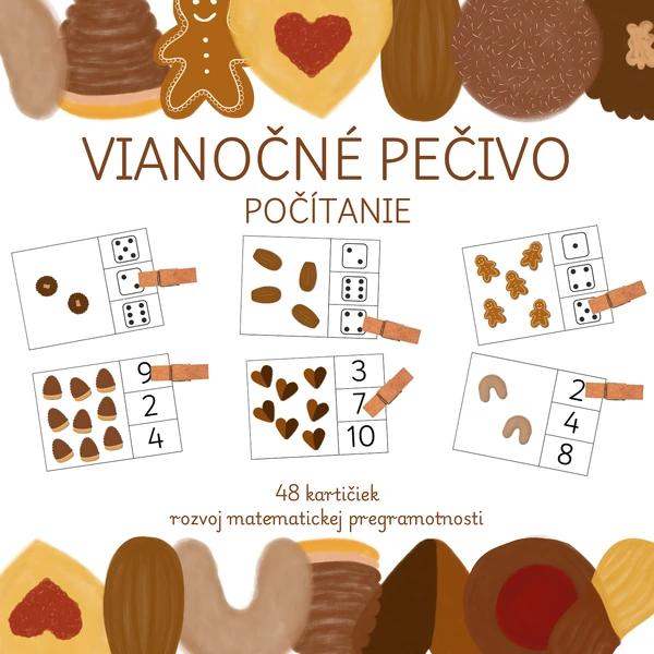 VIANOČNÉ PEČIVO - počítanie