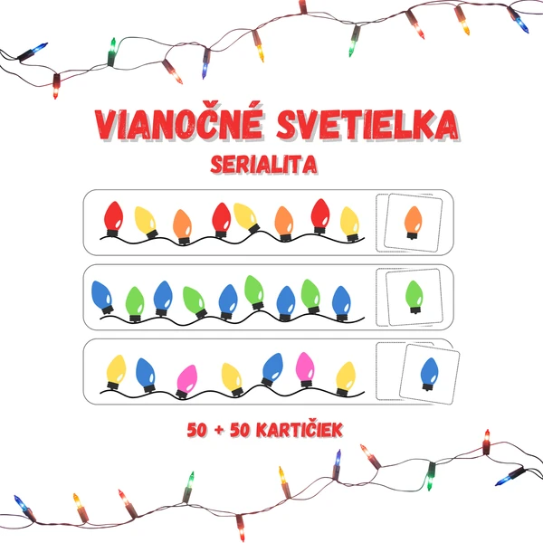 Vianočné svetielka - serialita