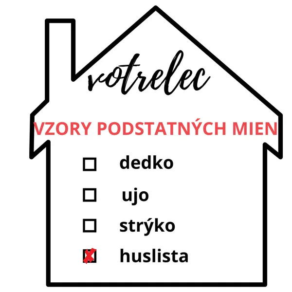 VOTRELEC - vzory podstatných mien