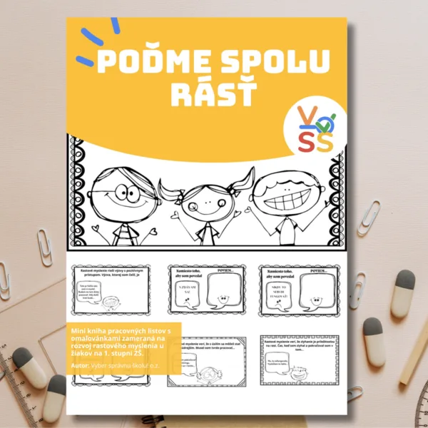 Aktivita - "Poďme spolu rásť" - mini kniha