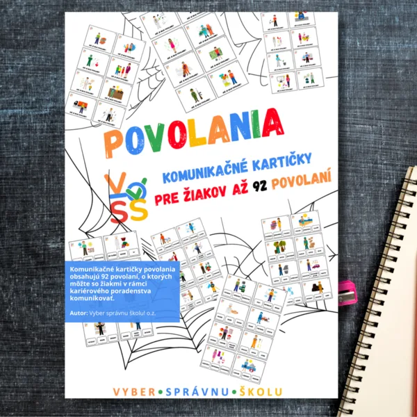Aktivita - "Komunikačné kartičky 92 povolaní"