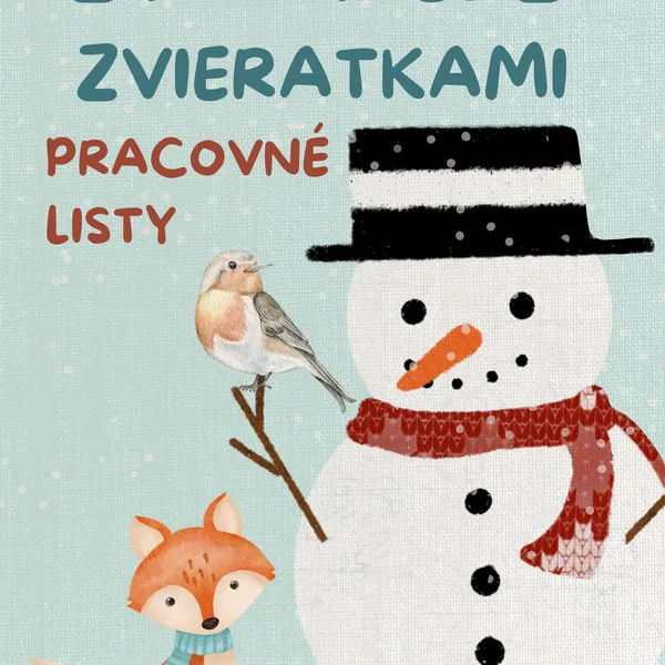 Zvieratká v zime - pracovné listy