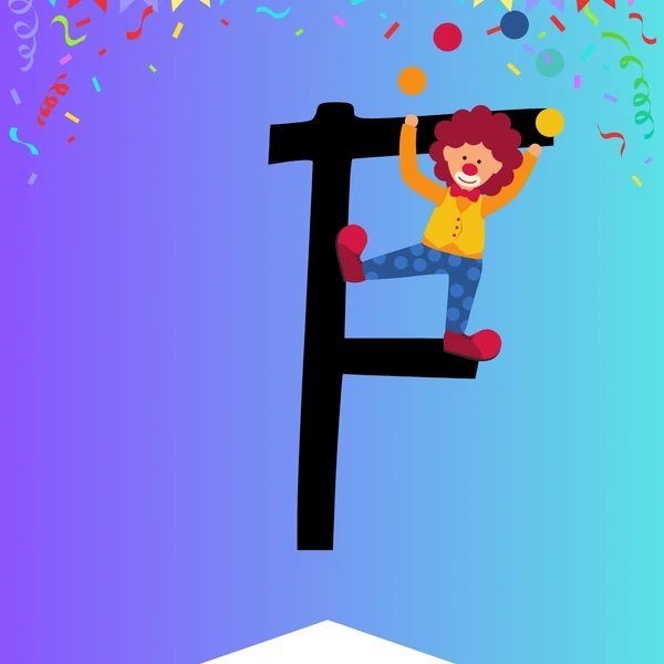 Fašiangová girlanda 🎭 🎉🤡