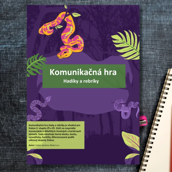Komunikačná hra - "Hady a rebríky"