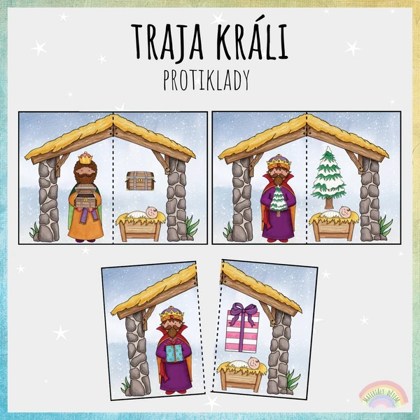 Traja králi, protiklady