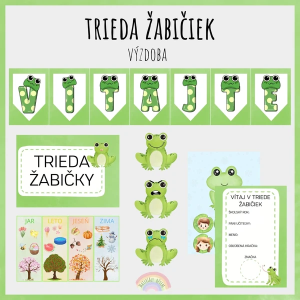 Výzdoba triedy Žabičiek