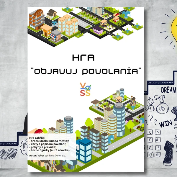 Spoločenská hra - "Objavuj povolania"