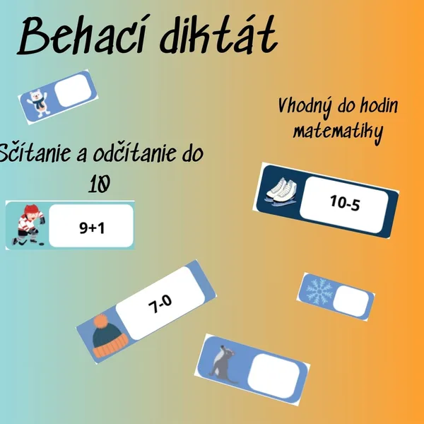 Behací diktát - rátanie do 10