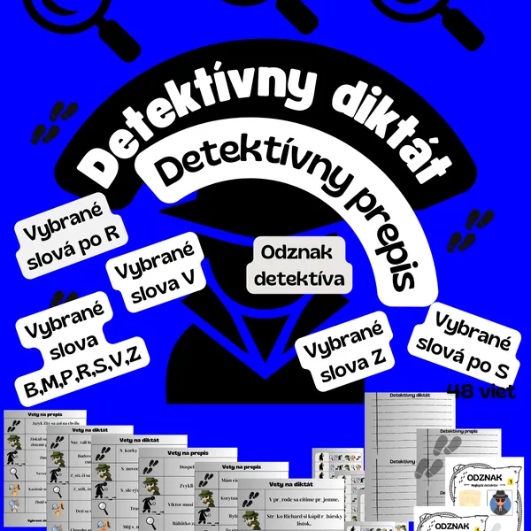 Detektívny behací diktát a prepis