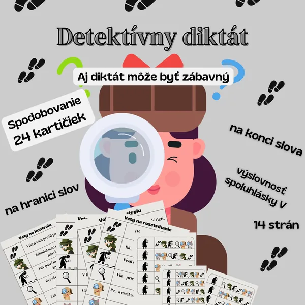 Detektívny behací diktát a prepis