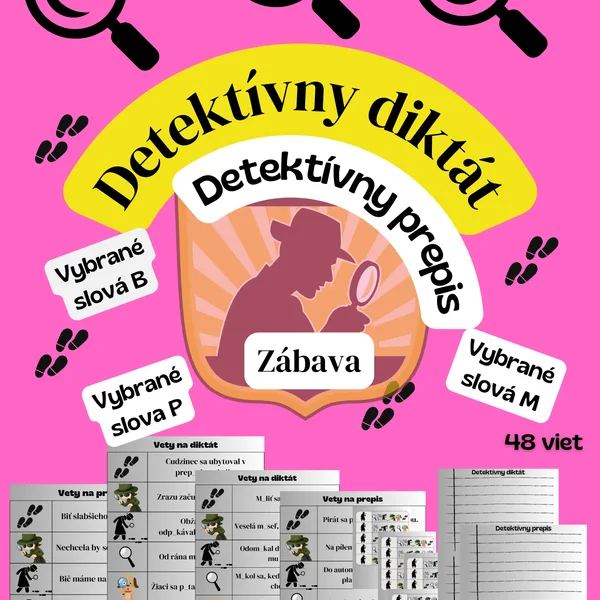 Detektívny behací diktát a prepis