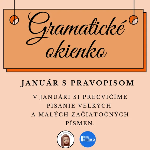 JANUÁR S PRAVOPISOM - pravopisné cvičenie