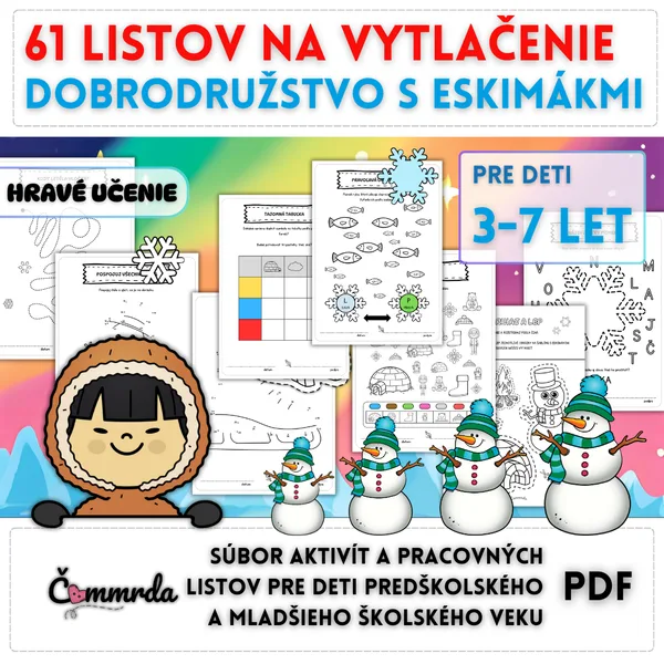 Dobrodružstvo s Eskymáky - súbor aktivít