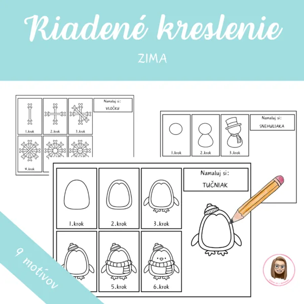 Riadené kreslenie - ZIMA