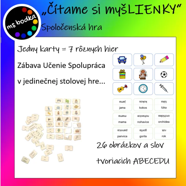 myšLIENKY kartová hra