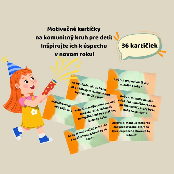 Novoročné motivačné kartičky pre žiakov: Inšpirujte ich k úspechu v novom roku.