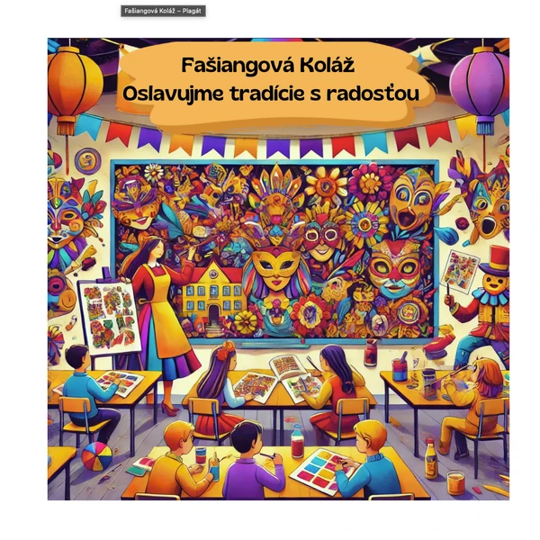 Fašiangová koláž