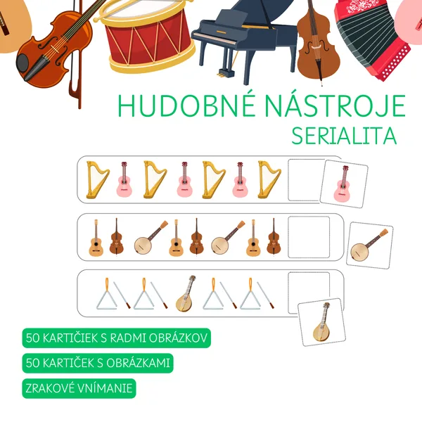 HUDOBNÉ NÁSTROJE - serialita