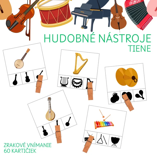 HUDOBNÉ NÁSTROJE - brožúra - tiene