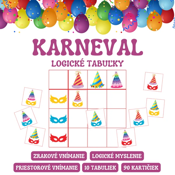 KARNEVAL - logické tabuľky