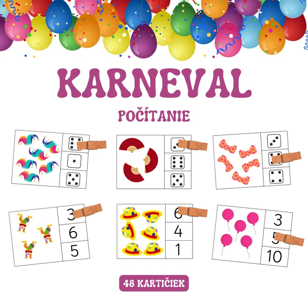 KARNEVAL - počítanie