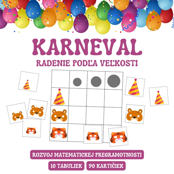 KARNEVAL - radenie podľa veľkosti