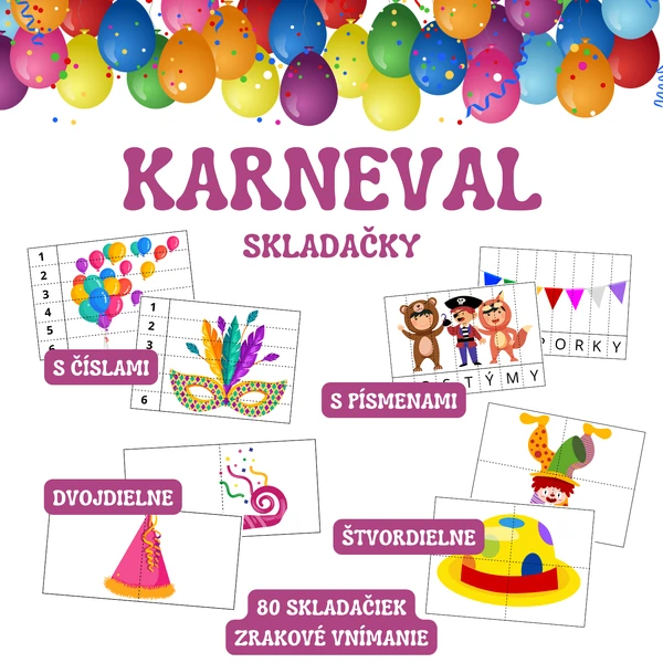 KARNEVAL - skladačky