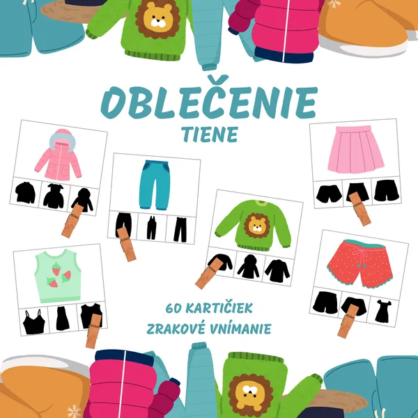 OBLEČENIE - brožúra - tiene
