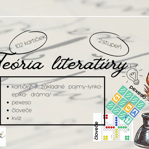 Teória literatúry - človeče, pexeso
