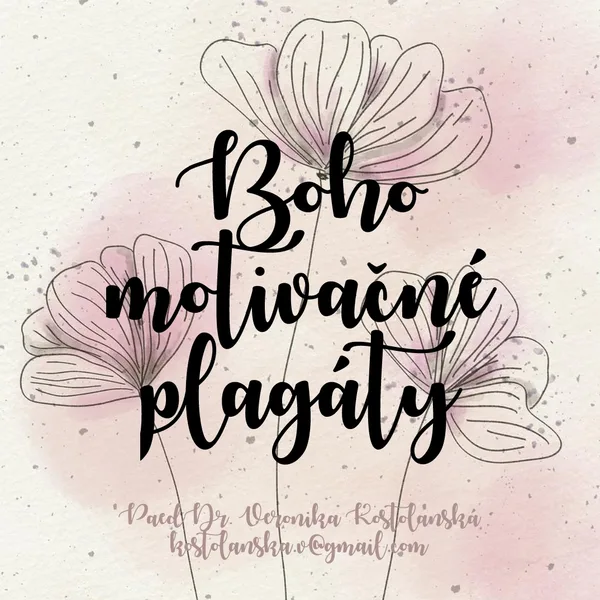 Boho motivačné plagáty