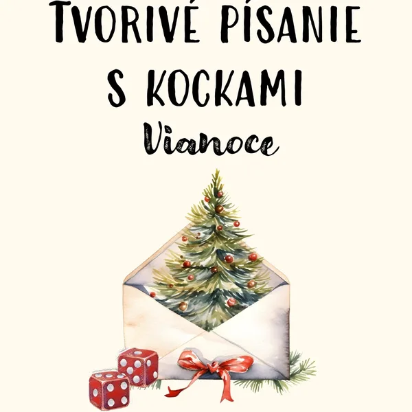 Tvorivé písanie s kockami- VIANOCE