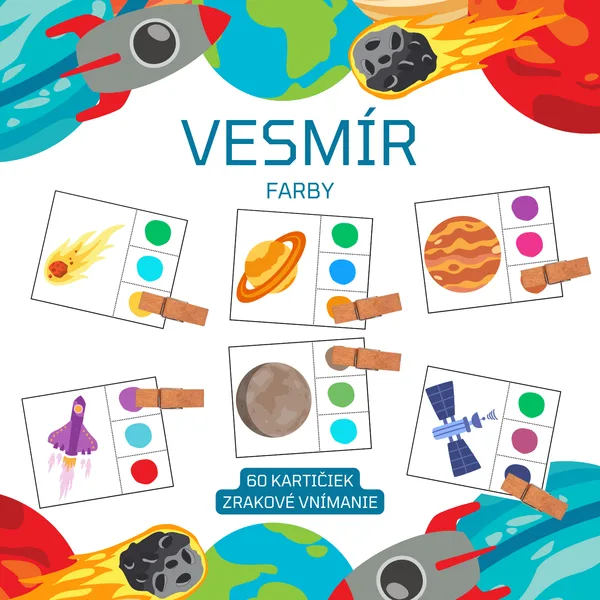 VESMÍR - brožúra - farby