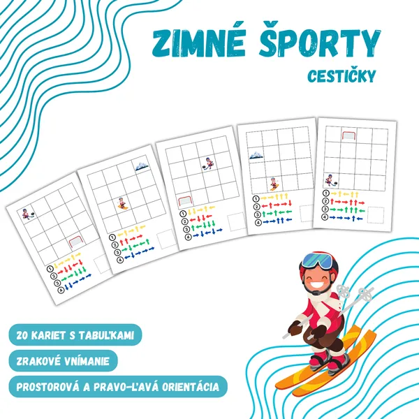 ZIMNÉ ŠPORTY - cestičky