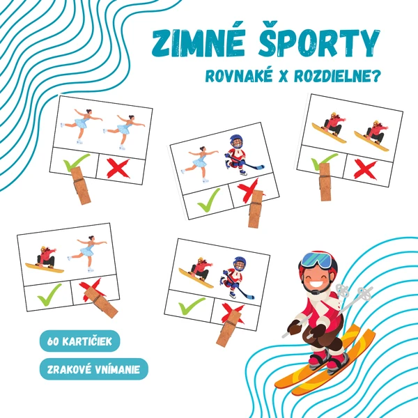 ZIMNÉ ŠPORTY - brožúra - rovnaké x rozdielne?