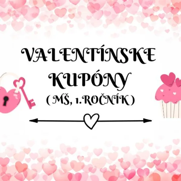 Kupóny plné radosti a lásky, Valentínske kupóny🌸