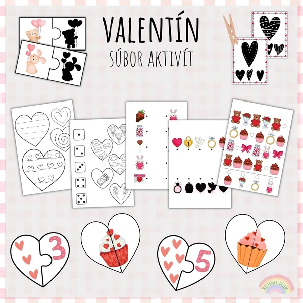 Valentín, súbor aktivít