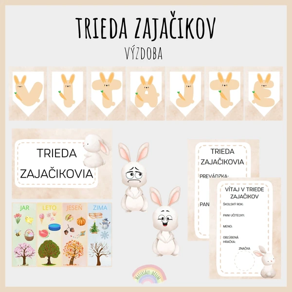 Výzdoba triedy Zajačikov