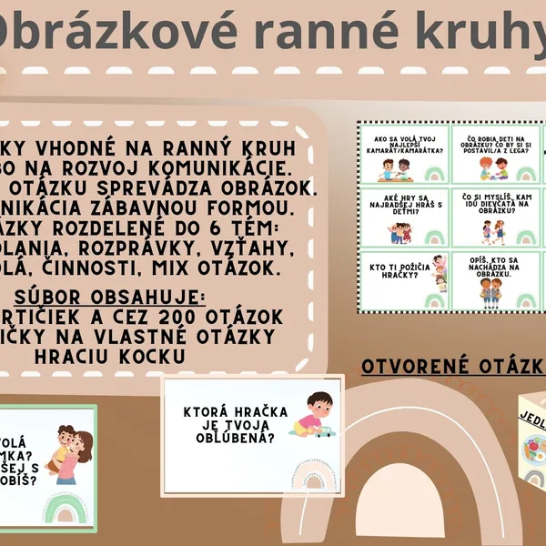 🎨Obrázkové ranné kruhy 😊