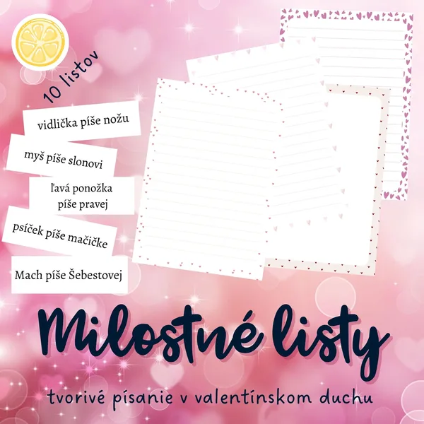 Milostné listy | tvorivé písanie v valentínskom duchu
