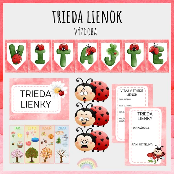 Výzdoba triedy Lienok