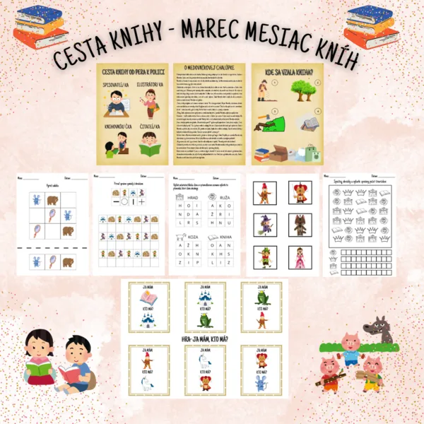 Cesta knihy- Marec mesiac kníh 🌸📚🧚‍♀️